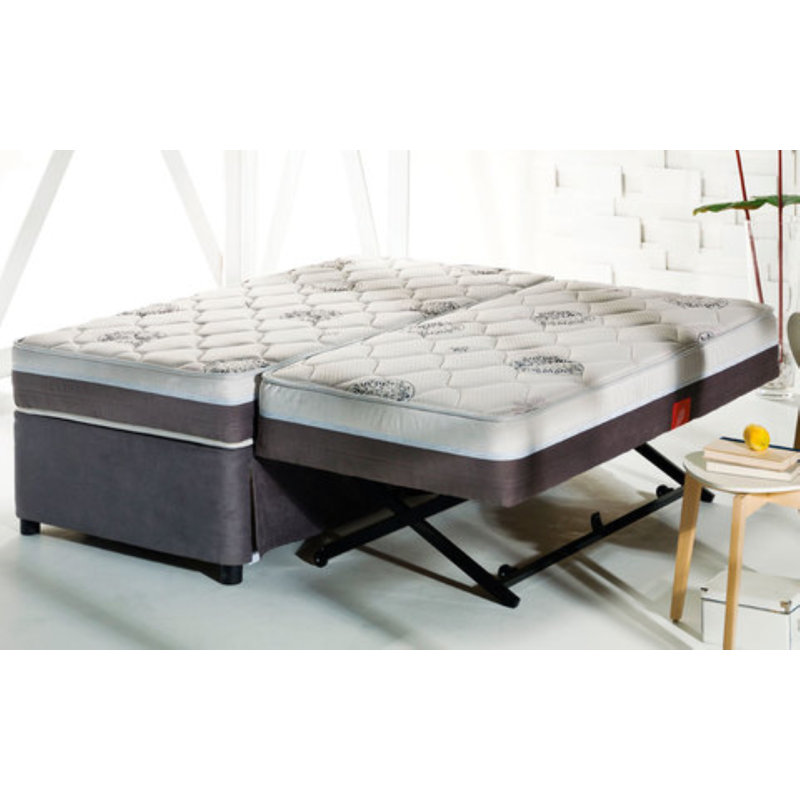 Arsuite Morke High Riser Space Saver Upholstered Platform Bed with